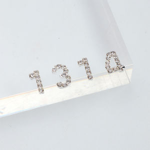 Gold Silver Crystal Ice Transparent Nail Art Decorations Combination Birthday Memorable Day Super Shiny Nail Assembly