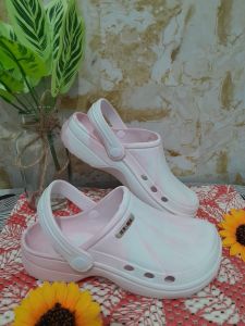 Sandal Baim Wanita Loreng Sandal Kodok Sandal Selop Karet Terbaru