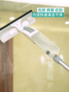 HAPPY MOM Glass Window Sliding Door Squeegee Spray Mop Rubber Wiper Cleaner Cleaning Tools Pengelap Cermin Tingkap