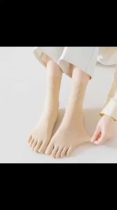 Kaos Kaki Wanita Jari Bahan Stocking Tipis Strech Kaus Kaki 5 Jari Terpisah Import Premium Diatas Mata Kaki