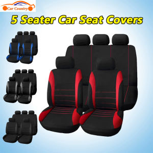 5-seater car seat cushion cover woven fabric car seat cover car interior easy to clean suitable for sedans pickups SUVs Toyota Nissan Isuzu Mitsubishi Ford Honda,KIA,Suzuki,Hyundai etc
