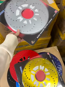 2PCS Car Automotive Wheel Disc Brake Cover Modification Brakes Sheet Aluminum Alloy 14" Drum Brake Decorative Rotor Wheels Plate Auto Universal