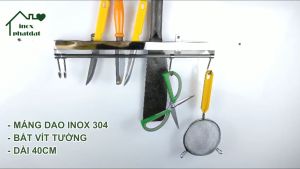 Đồ vắt dao máng dao dắt dao Inox 304 PHÁT ĐẠT không rỉ sét giá để dao treo dao bằng inox (SP112) Đồ Dùng Nhà Bếp Bằng Inox Bảo Hành Kệ Vắt Dao - Lazada