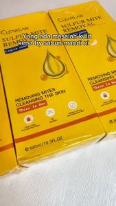 (Readystock) ORIGINAL HQ Clearlab Body Wash Anti Bacterial Prevent Acne Anti Mites Treat Blemishes Moisturizing Skin Soothing Shower gel care Mencegah hama JerawatGatal kulit Penjagaan badan 300 ML