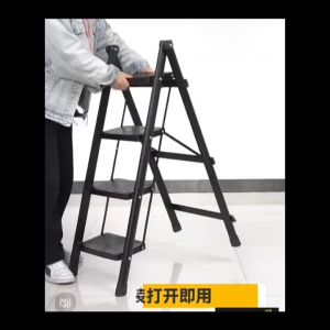 Tangga Lipat 2/3/4/5 Steps Foldable Stool Carbon Steel Ladder Lightweight Portable Anti Slip Heavy Duty