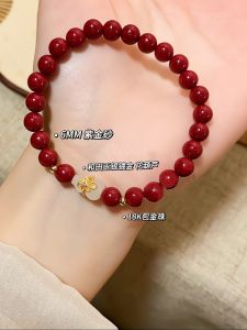 Original Design Nezha Vermilion Gourd Bracelet for Women Lucky Charm Bracelet Fresh out New Fashion Jewelry Gift for Bestie
