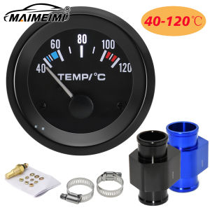 Car Water Temperature Gauge With Water Temp Joint Pipe Sensor Adapter 1/8NPT 52mm Temperatura Moto Internal replacement parts