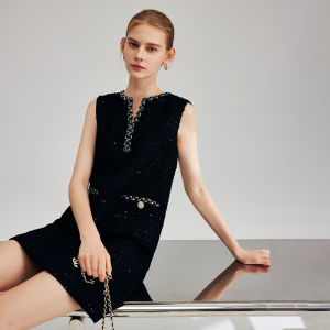 FAMANXUAN | White French Style Mini Dress