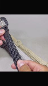 FIURI - SABUK RAJUT Putih IKAT PINGGANG WANITA MODEL ANYAM - SABUK KULIAH KERJA PEREMPUAN - SABUK CEWEK FASHION KOREA TRENDY MURAH PROMO DISKON - SABUK KELABANG