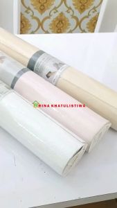 Wallpaper Foam Linen Roll Bertekstur Anti Air |  Anti Jamur dan Anti Lembab Kedap Suara 50cm x 28m
