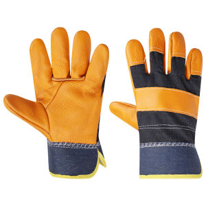 Terrain Kun | Thickened Short Seamlessness Cow Leather Welding Gloves