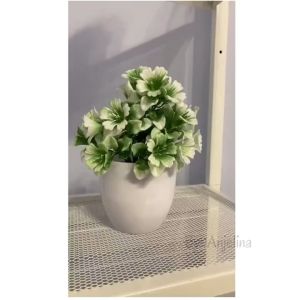 Pot Tanaman Hias Bunga Hias Plastik & Desain Ornamen Interior