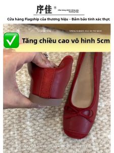 XUJIA | Giày Đơn Nữ Tăng Chiều Cao 5cm