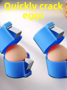 Kitchen Egg Separator No-Drip Shell Opener Baking Tool for Egg White Separation Home Use Cooking Utensil without Debris