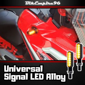 Universal 8mm Mini Motorcycle LED Turn Signal Light lamp Indicators Blinker Adv160 Z900 Z800 MT09 MT07 R25 R15 V3 CB650R