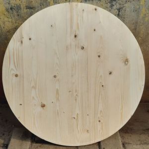 papan kayu bulat jati belanda diameter 50 sudah vernis