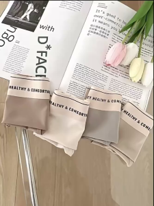 Set 5 Quần Chip Su Đúc Nữ Bản To In Chữ Thời Trang Quần Lót Đúc Không Viền Mềm Mại Thoáng Khí Đáy Kháng Khuẩn Cho Nữ