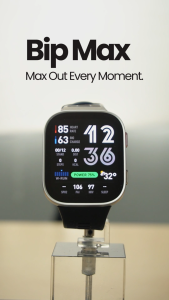 Amazfit Bip Max Fitness Smartwatch | 2.07" AMOLED Display | UP to 150+ Workout Modes | Up to 20 Days