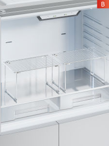 WUBUWEI | Fridge Organizer Shelf Partition Storage Rack