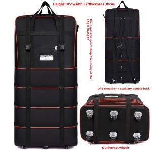 158 Air Consignment Bag Overseas Moving Luggage Bag Waterproof Can Carry Oxford Cloth Luggage Large Capacity Travel Bag