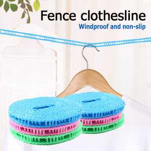 Anti-skid Windproof Clothesline Fence-type Clothesline Non-slip Drying Ropeclothesline Outdoor Travel Clothes Line Ropes