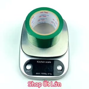 1 Cuộn băng keo màu Xanh Lá OPP rộng 6cm dài 75 mét lõi giấy 3mm giá tại xưởng