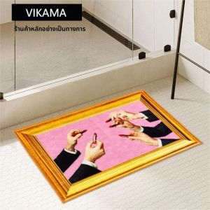 VIKAMA Creative Picture Art ประตูห้องน้ํา Entrance MAT กันน้ํา Anti-fouling พรมตกแต่งบ้านกลางแจ้ง
