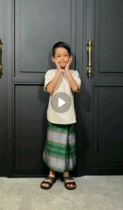 SARUNG ANAK SARUNG TENUN MOTIF SABUK  CLASSIC ALFATH