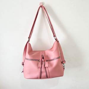 Totebag Wanita Multifungsi bisa Ransel Totebag Kerja Kuliah Jalan-Jalan Kajian muat laptop 14 inchi