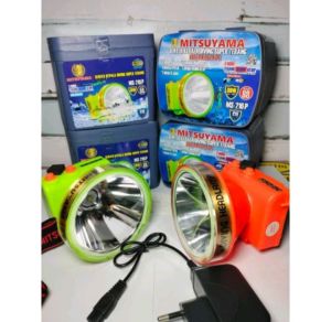 Senter Kepala Selam Diving Mitsuyama 80 Watt MS-170 K 170P Cahaya Putih Kuning Super Terang