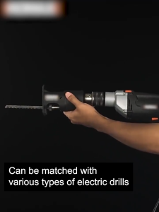 [NEW] Jigsaw Conversion Adapter Kit | High-Sharpness Adjustable Power Drill to Jigsaw Conversion Kit Cutting Tool with 360° Rotation and Auxiliary Handle