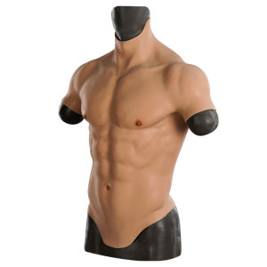 Yi Rong Meng Mens Muscle Fake Abdominal Muscle Clothing Cos Anime Props Cross-Dressing Mens Fake Chest Muscle Silicone Muscle Clothing