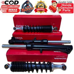 PAKET HEMAT AS SHOCK PLUS TABUNG DAN SHOCKBLEKER BELAKANG KANAN KIRI HONDA BLADE 110 TAHUN 2008-2010 KODE PART KWB/KWW TINGGAL PASANG