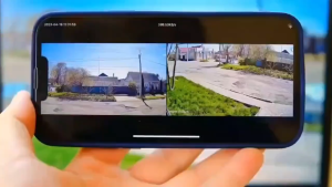 V380 Pro Kamera CCTV Wifi Lensa Ganda Nirkabel Kamera IP 1080P Penglihatan Malam Pintar Alarm PTZ Kamera Rumah