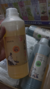 Dầu massage body 1000ml siêu nóng gừng ngải cứu