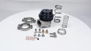 Water Cooler 44mm Wastegate External Turbo With Flange Hardware MV-R Water Cooled With Logo Red Blue Black
