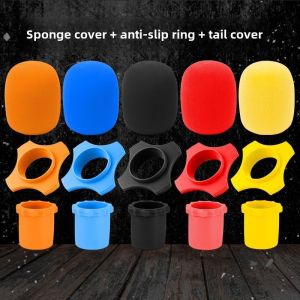 Universal Anti-Slip Rubber Sponge Cover for Microphone Protection Accessories No Odor Tail Set Audio Video Home Appliances