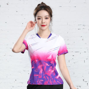 ชุดแบดมินตันคู่รัก 2025 ฤดูใบไม้ผลิ ฤดูร้อน 2025 ชุดกีฬาเทนนิสบ็อกซิ่งแขนสั้นแห้งเร็วสำหรับผู้ชายและผู้หญิง