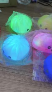 Bandai | 2026 Colorful Glowing Dumpling Squishy Mysteries Dumplings LED Light Glowing mood decor sweet gift for your loved ones