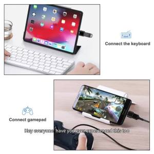 Mini Type-C to USB 3.0 Adapter OTG Male to Female Data Connector for MacBook Pro iPad Mini 6 MacBook Air and Other Type C Device