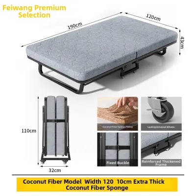 FWTDF | Portable Single Folding Bed for Nap and Office