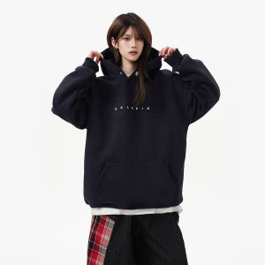 BWKA | Letter Print Hoodie Sweater Heavyweight Warmth
