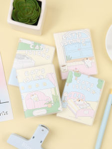 Candy Dream Pocket Notebook Cute Simple Office Student Sticky Notes Book Personal Diary A7 Size Portable Soft Cover Journal