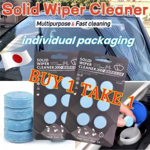 【BUY 1 TAKE 1】 30Pcs Windshield Tablet Wiper Fluid Glass Concentrated Cleaner Tablet Auto Window Cleaning Effervescent Solid Tablet For Car Kitchen Glass