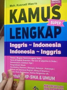 KAMUS SUPER LENGKAP INGGRIS-INDONESIA (18x26) - CAHAYA AGENCY