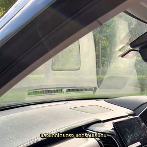 รุ่นอัพเกรด HD Window Film ฟิล์มกรองแสง   กันแสงยูวี UVR 100% กันรังสีอินฟราเรดIRR 100% ติดกระจกรถยนต์ อาคาร  กันแดด กันความร้อน