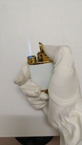 Premium Metal Body Gas Lighter Refillable Windprood Lighter Gold Luminous Body Pemetik Api Badan Besi Api Jet 创意防风夜光打火机