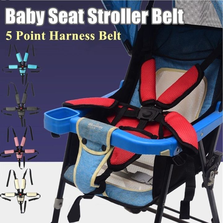 Baby Point Harness Safe Belt Universal Baby Stroller High Chair