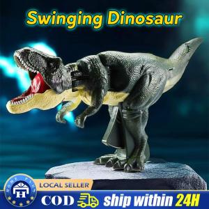 Children Decompression Dinosaur Toy Creative Hand-operated Telescopic Spring Swing Dinosaur Fidget Toys Christmas Gifts for Kids