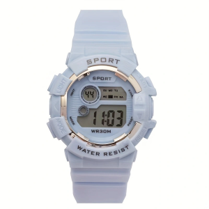 Small Fresh Sweet Large Dial Watch Male And Female Student Couples Sports Swimming Waterproof Glow-In-The-Dark Electronic Watch